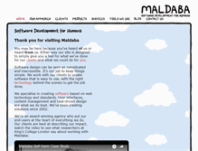 Tablet Screenshot of maldaba.co.uk